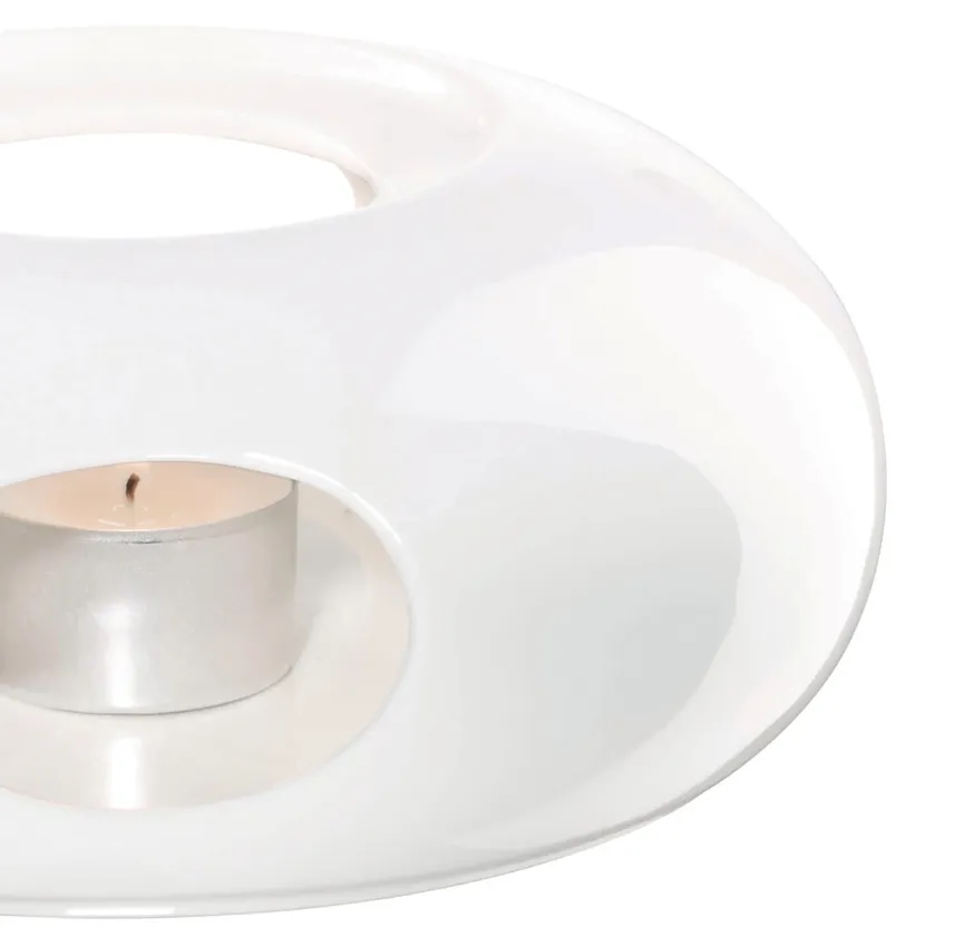 Stövchen "À Table" weiß detail