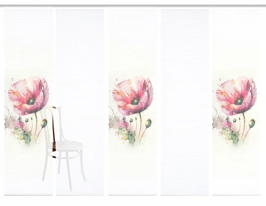 Schiebevorhang Meliora 5erSet detail