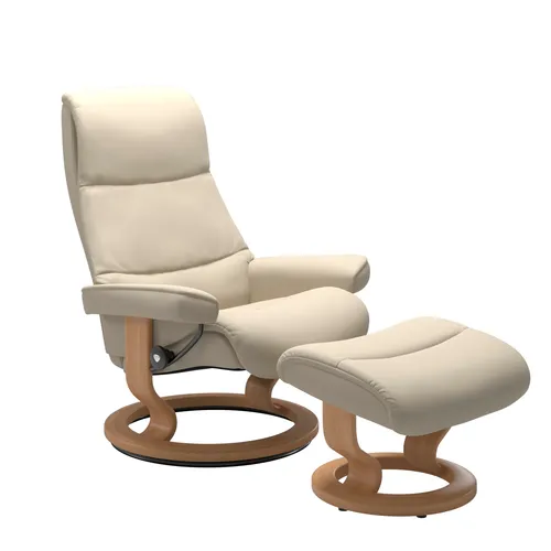 Sessel mit Hocker