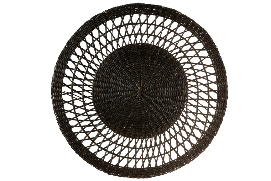 Tischset schwarz detail