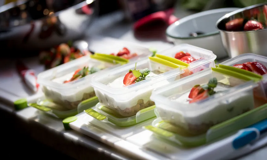 Joghurtbox Clip&Go 0,6 p eckig milieu