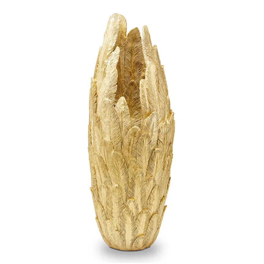 Vase "Feathers" S gold hauptaufnahme