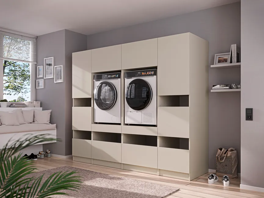Waschmaschinenschrank detail