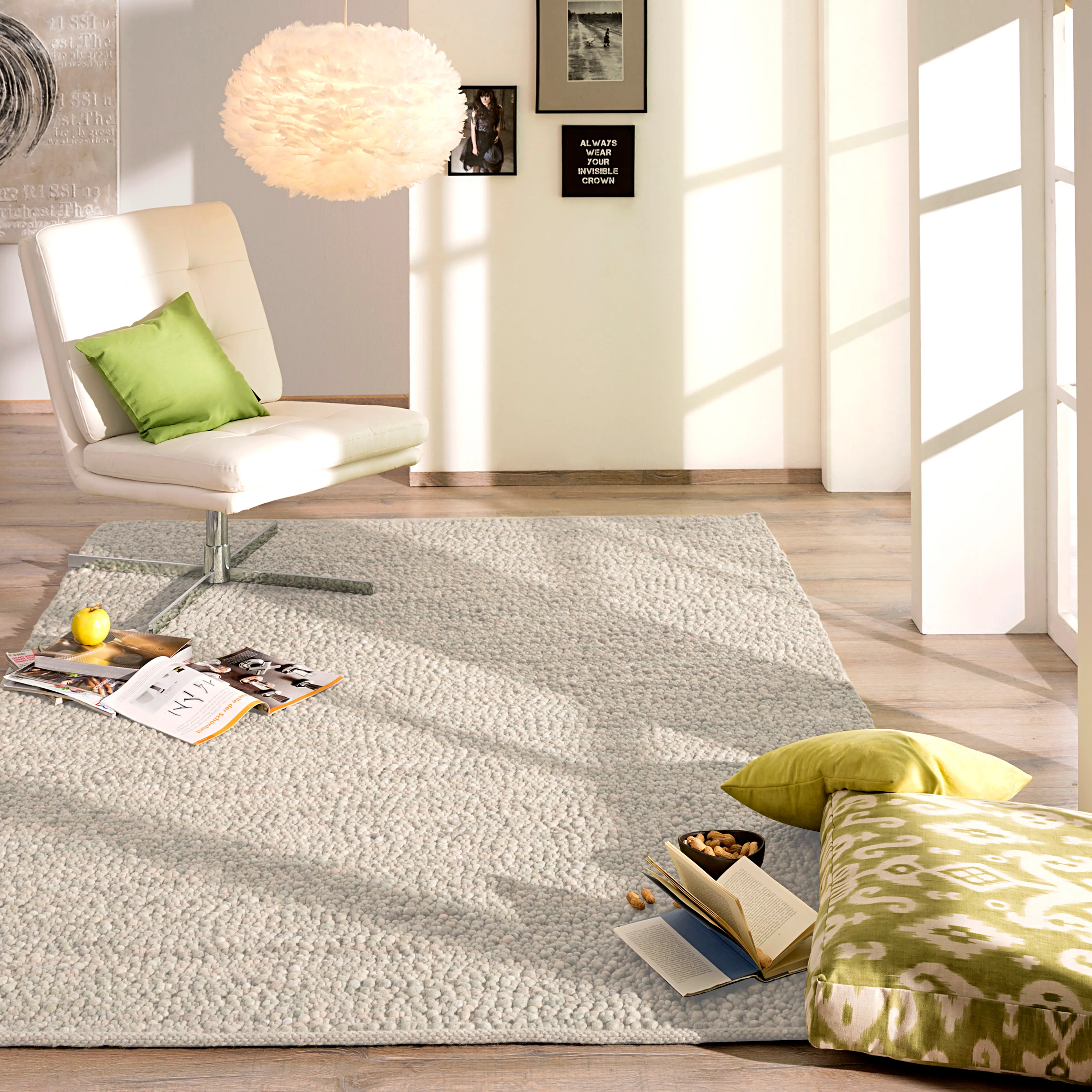 Handweb Teppich Salsa Swing 250 x 350 cm