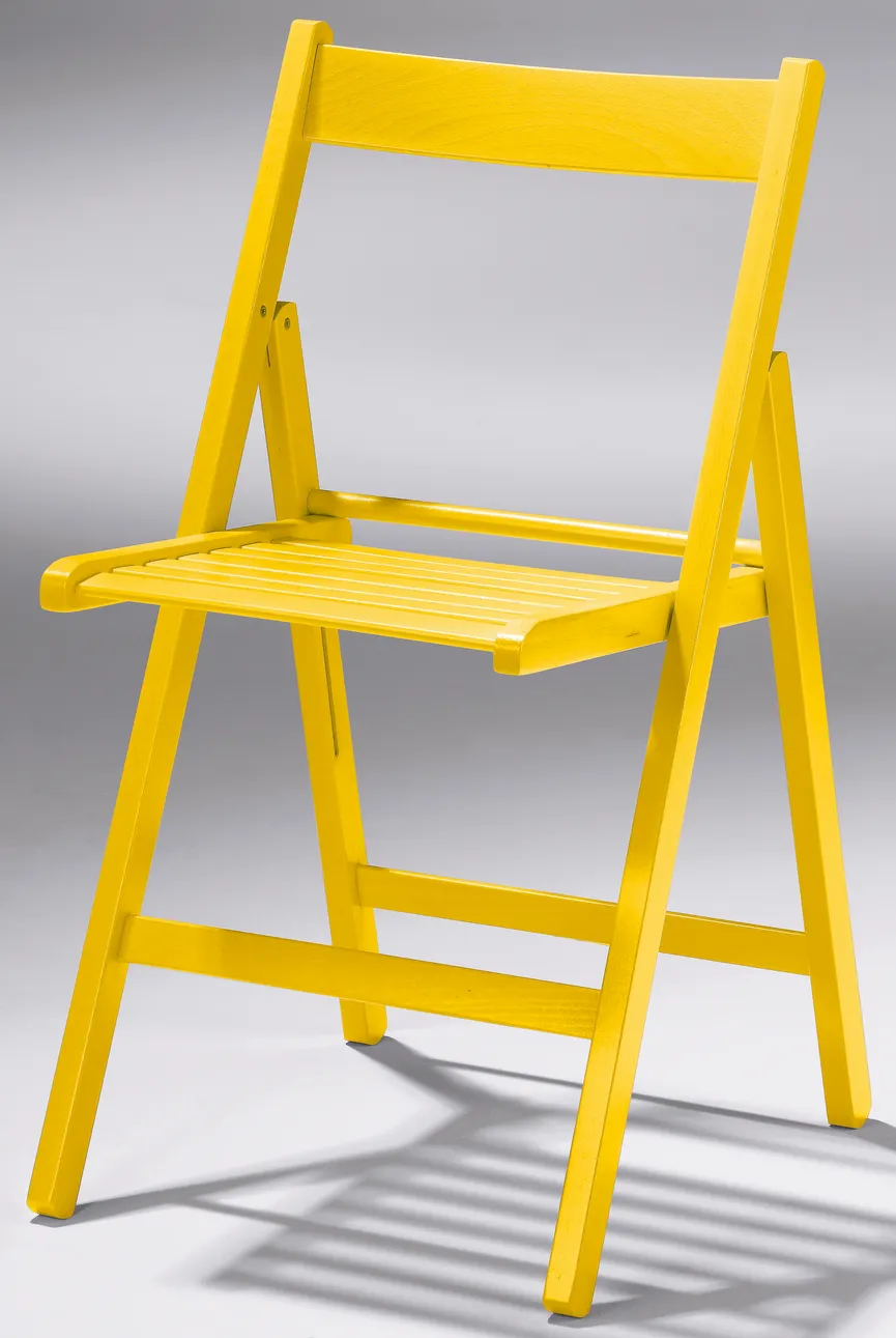 Klappstuhl gelb material_farbe