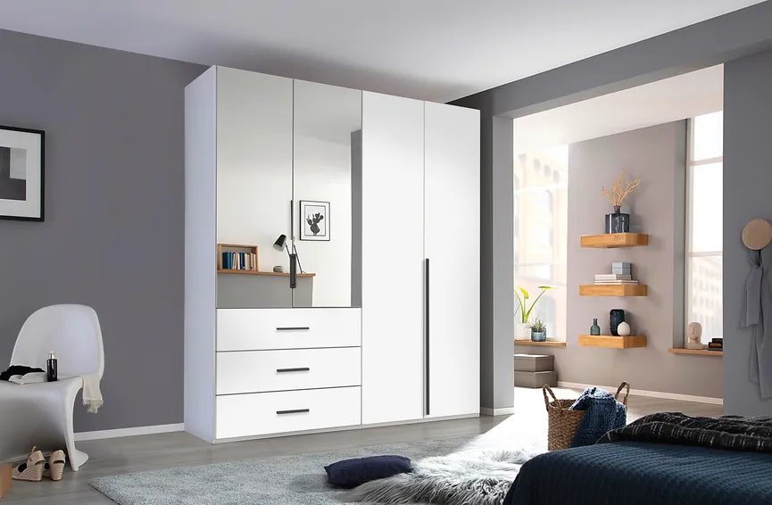 Kombi-Drehtürenschrank 4-trg. milieu