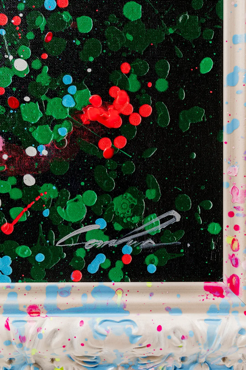 Wandbild "Floating Flowers" detail