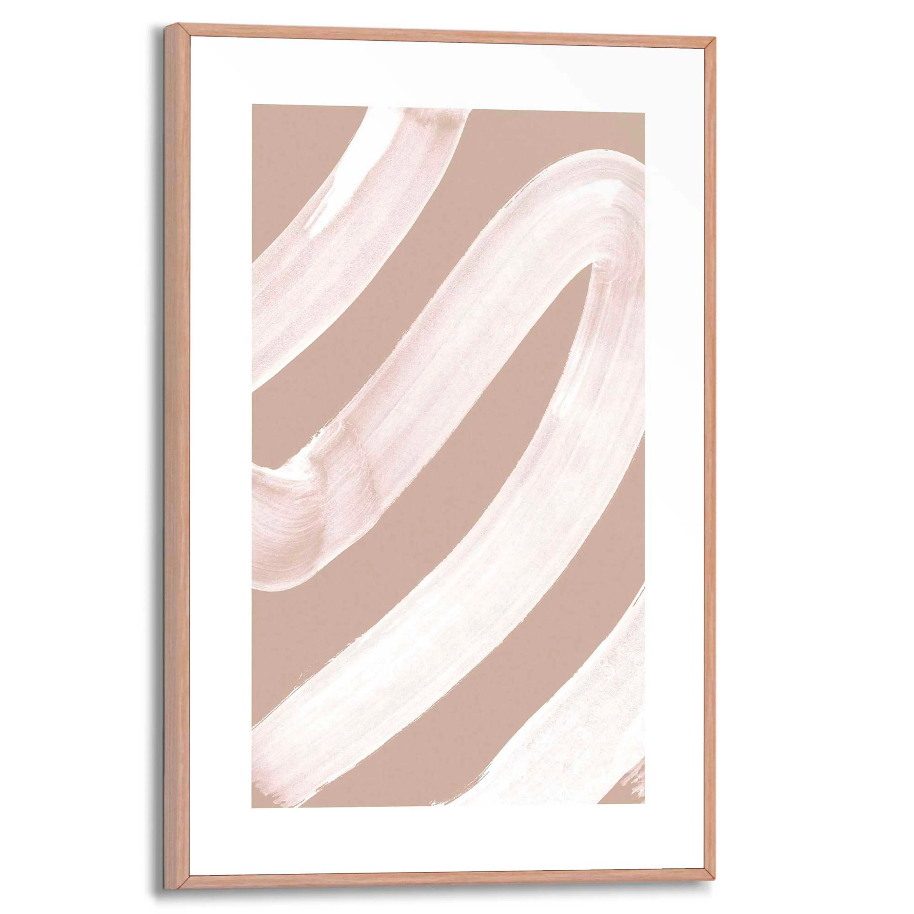 Wandbild 20 x 30 cm White Curve