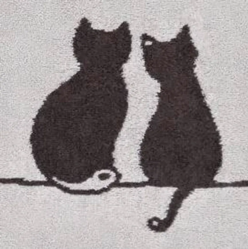 Gästetuch Cute Cats material_farbe