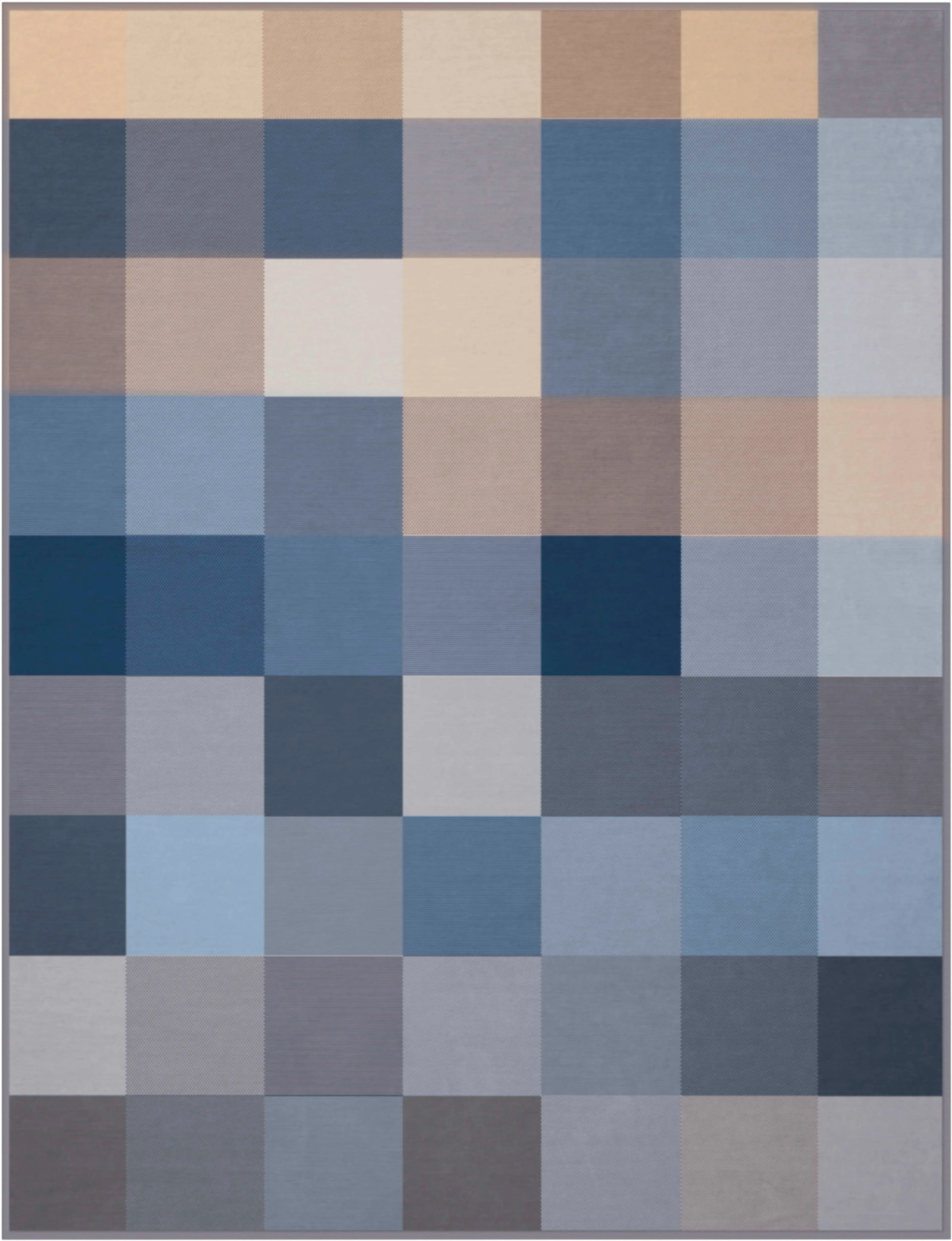 Kuscheldecke Blue Woven 150 x 200 cm
