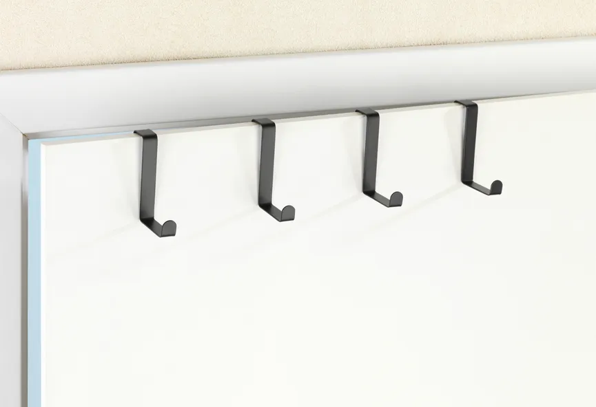 Türgarderobenhaken schwarz mat milieu