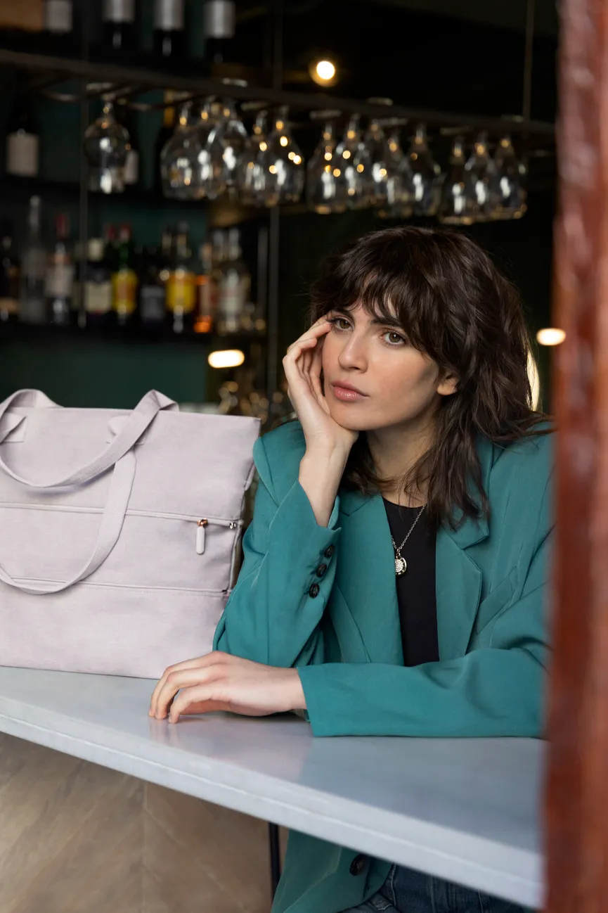 Shopper E1 "twist sky rose" milieu