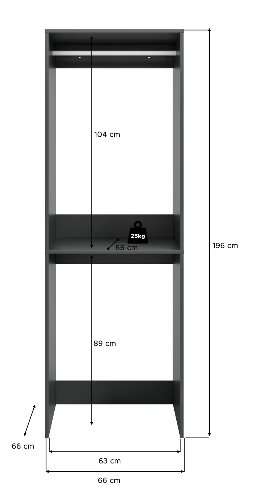 Waschmaschinenschrank detail