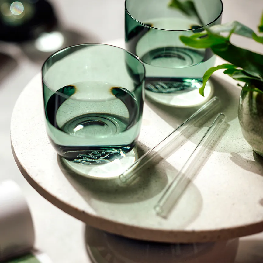 Wasserbecher "Like" 2er-Set milieu