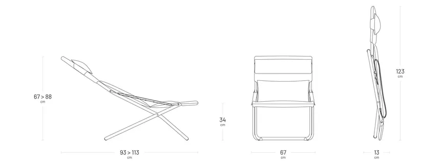 Bayanne Lounge Deckchair detail