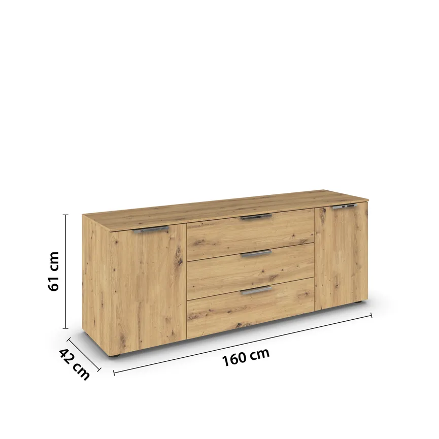 Lowboard 2T/3S detail