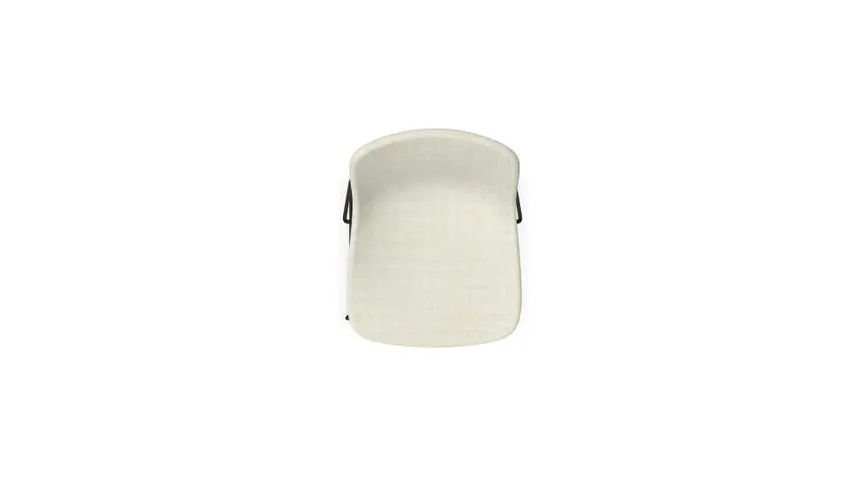 Stuhl Sled fully upholstered detail