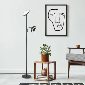 LED-Stehlampe mit Ventilator
