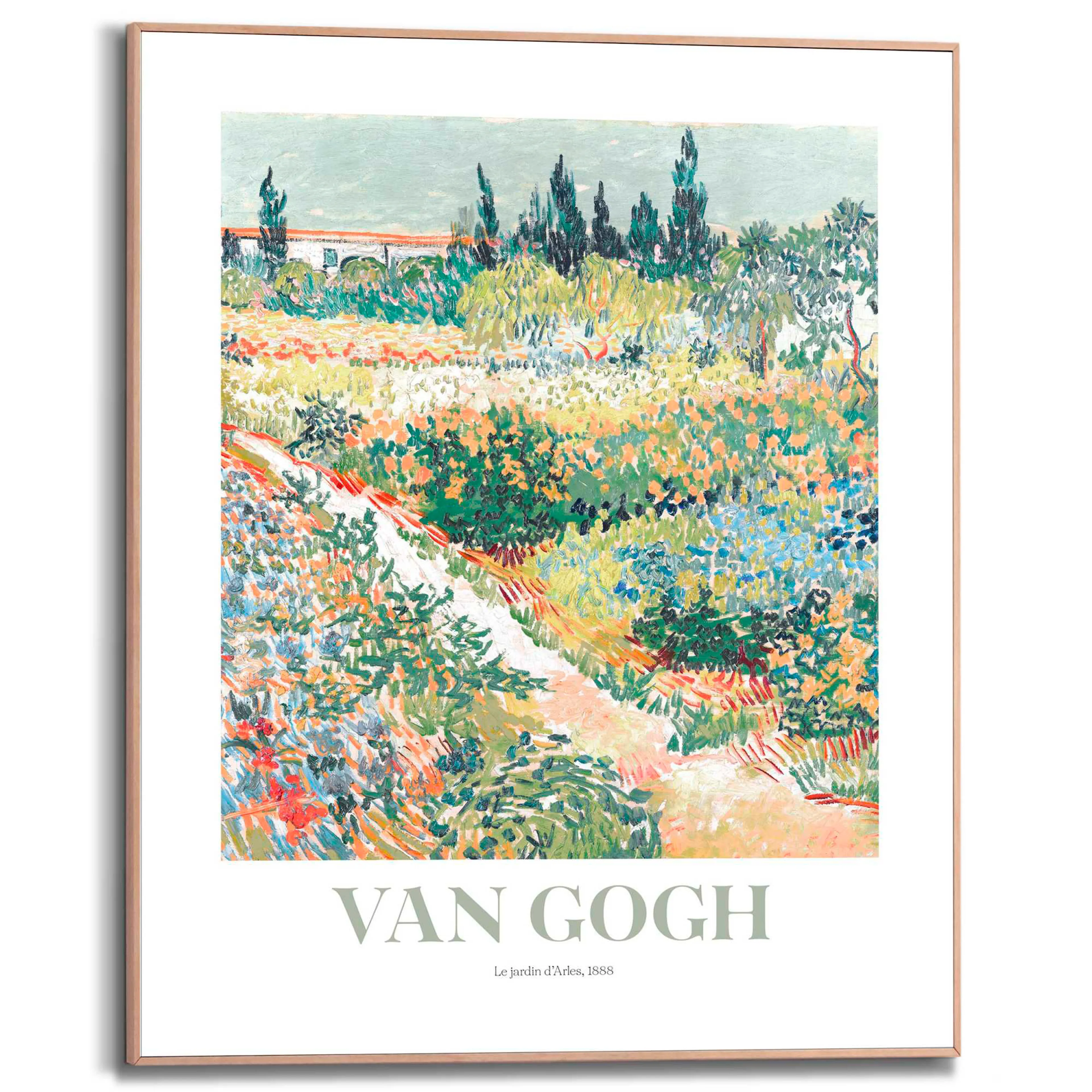 Wandbild 40 x 50 cm Garden des Arles