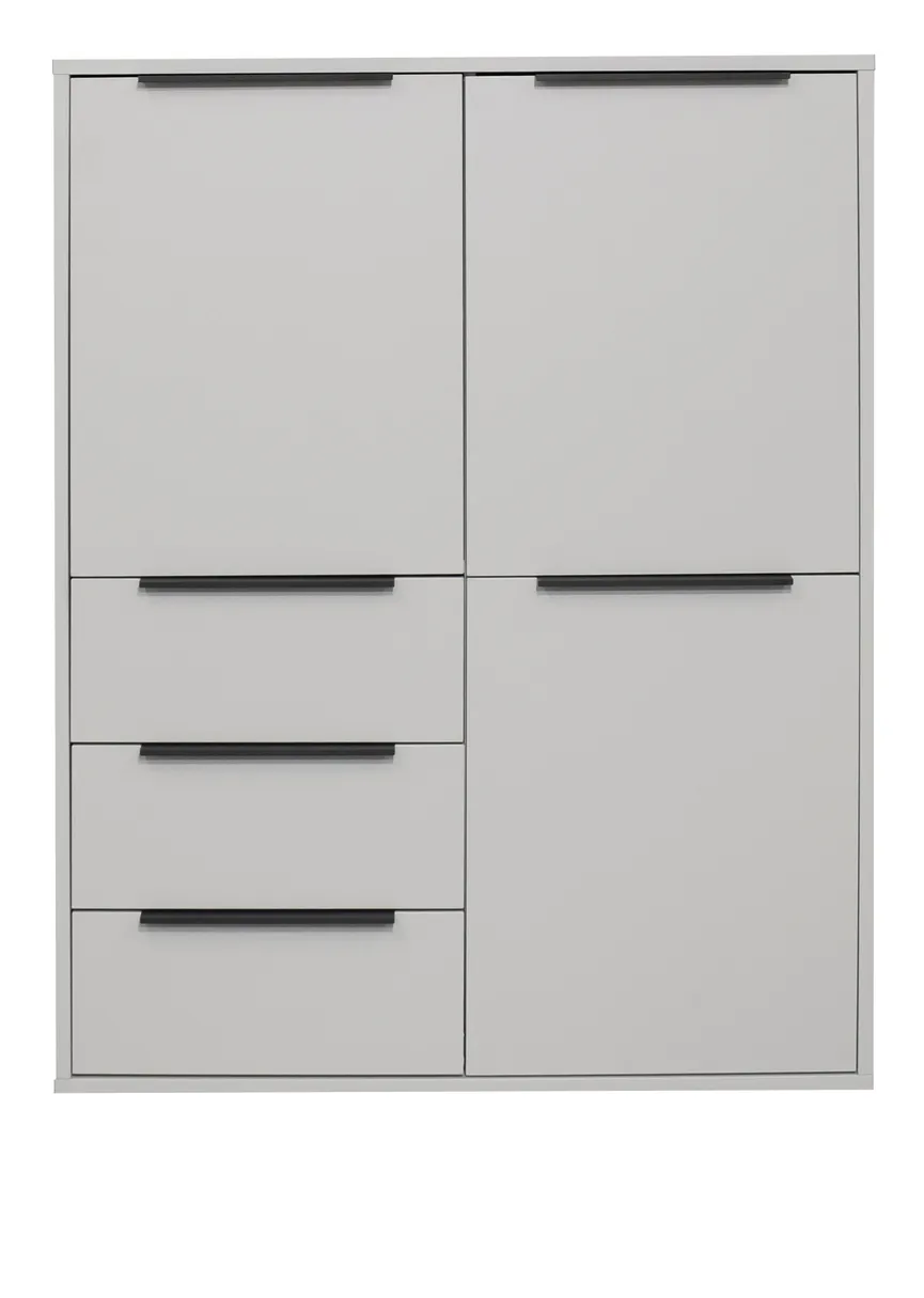 Highboard 3-trg., detail