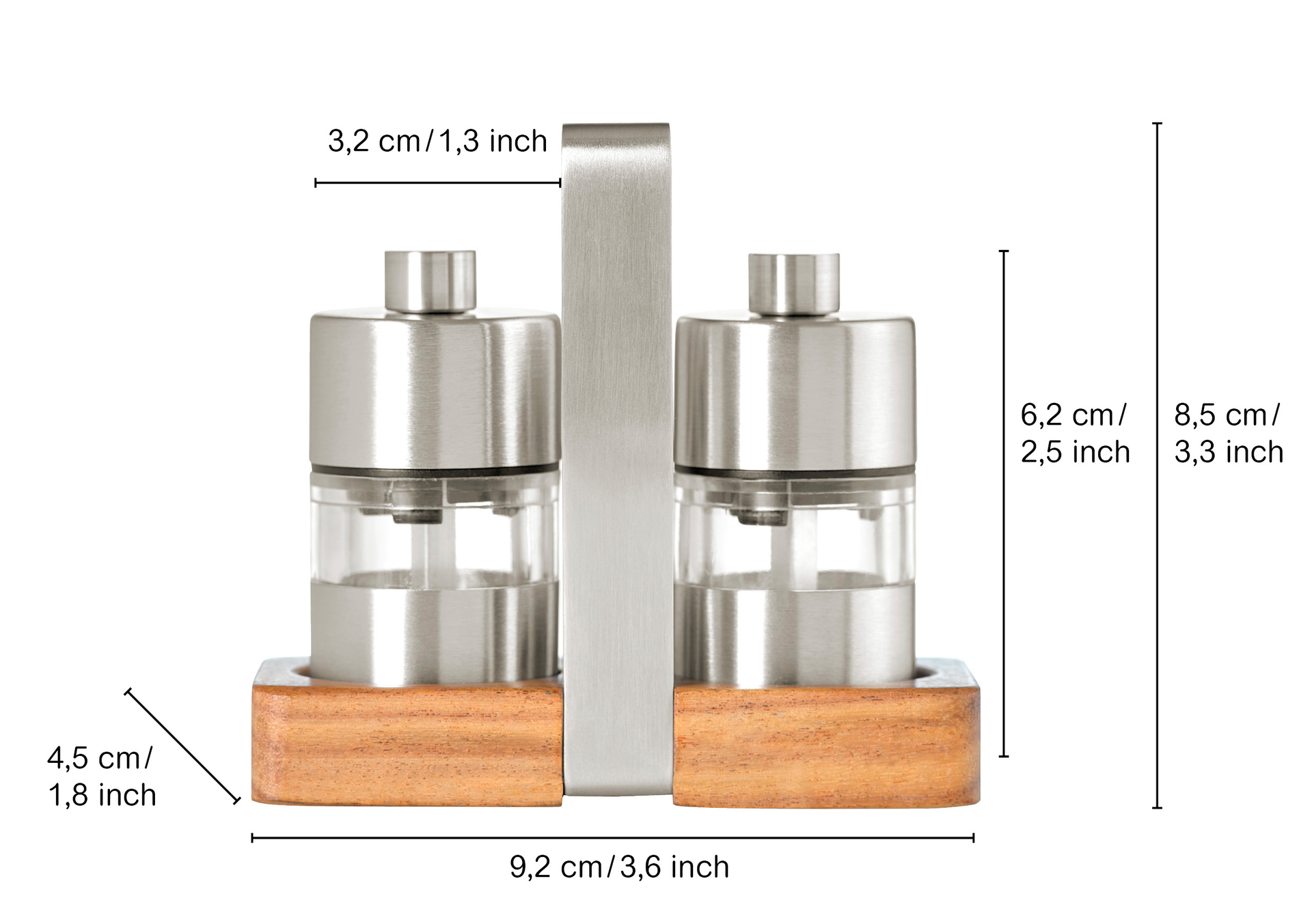 Pfeffer-/Salzmühlen Minimill detail