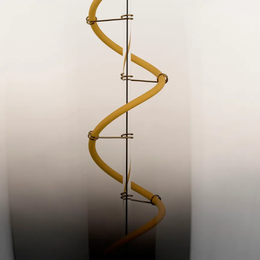 E27/4 Watt LED T180 smoky detail