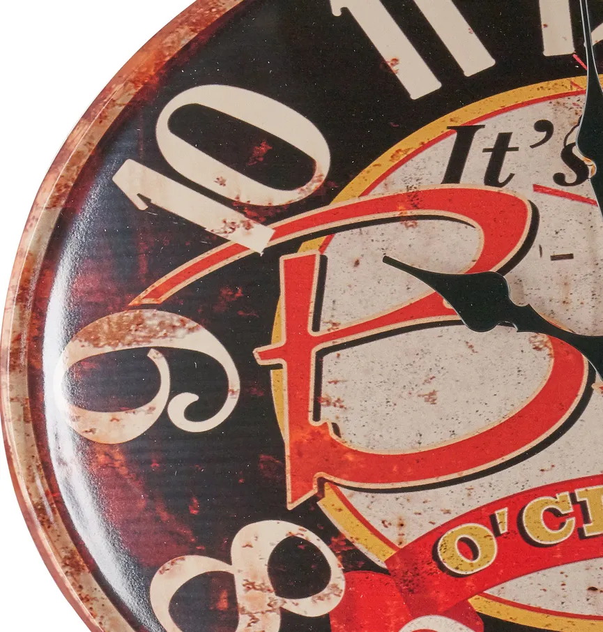 Quarz-Wanduhr "Beer" detail