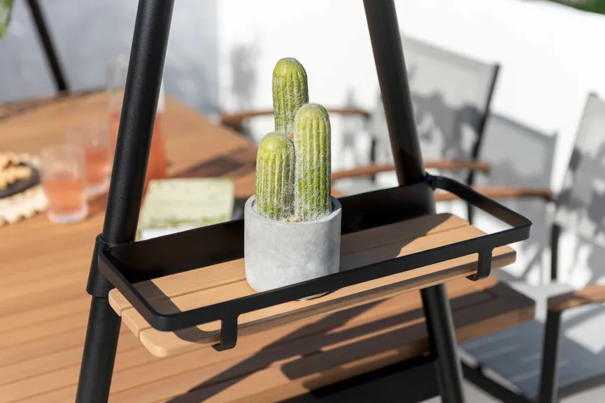 ** Tipi Tisch 156x90 schwarz detail