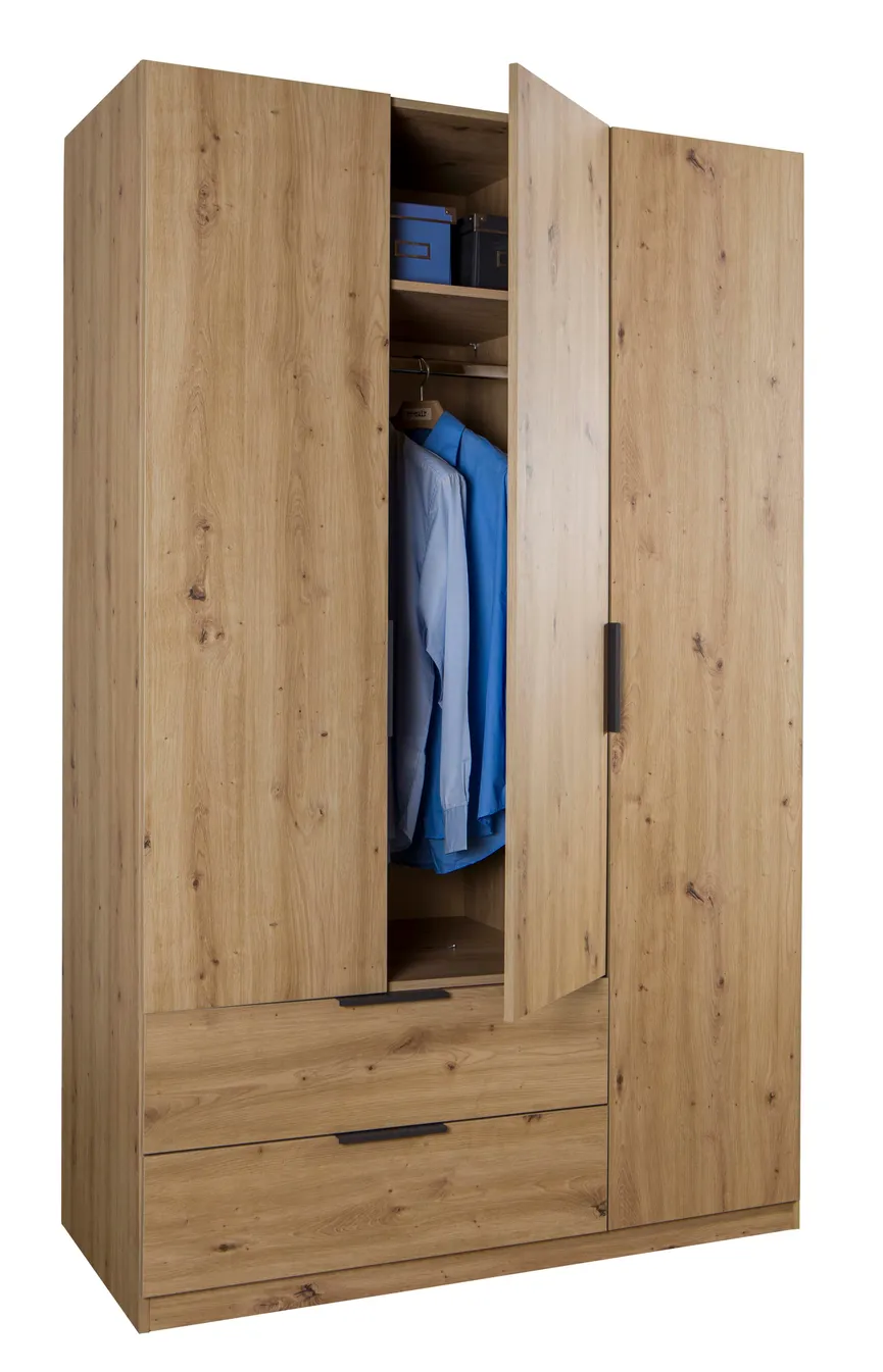 Drehtürenschrank 3-trg. detail