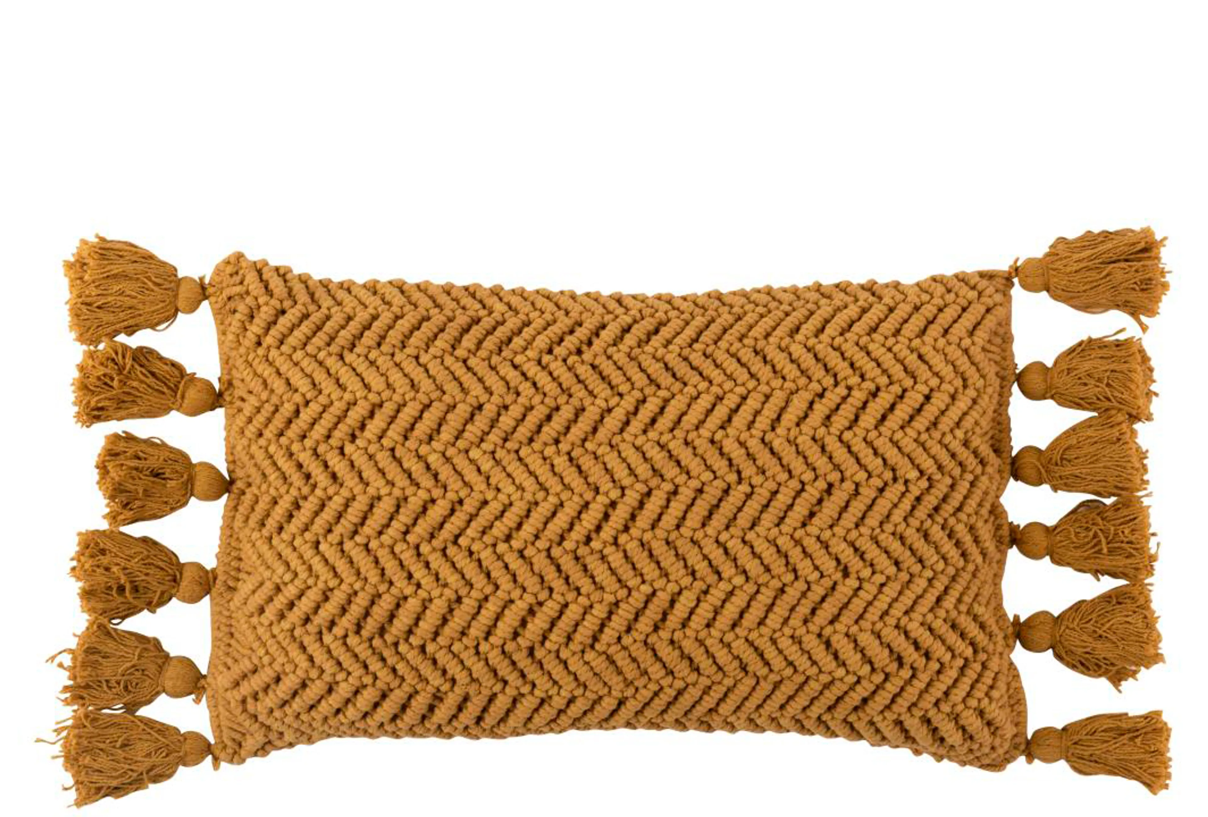 Kissen Quasten 30 x 60 cm