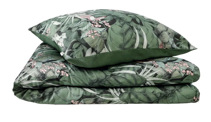 Satin-Bettw. Toucan 135x200 detail