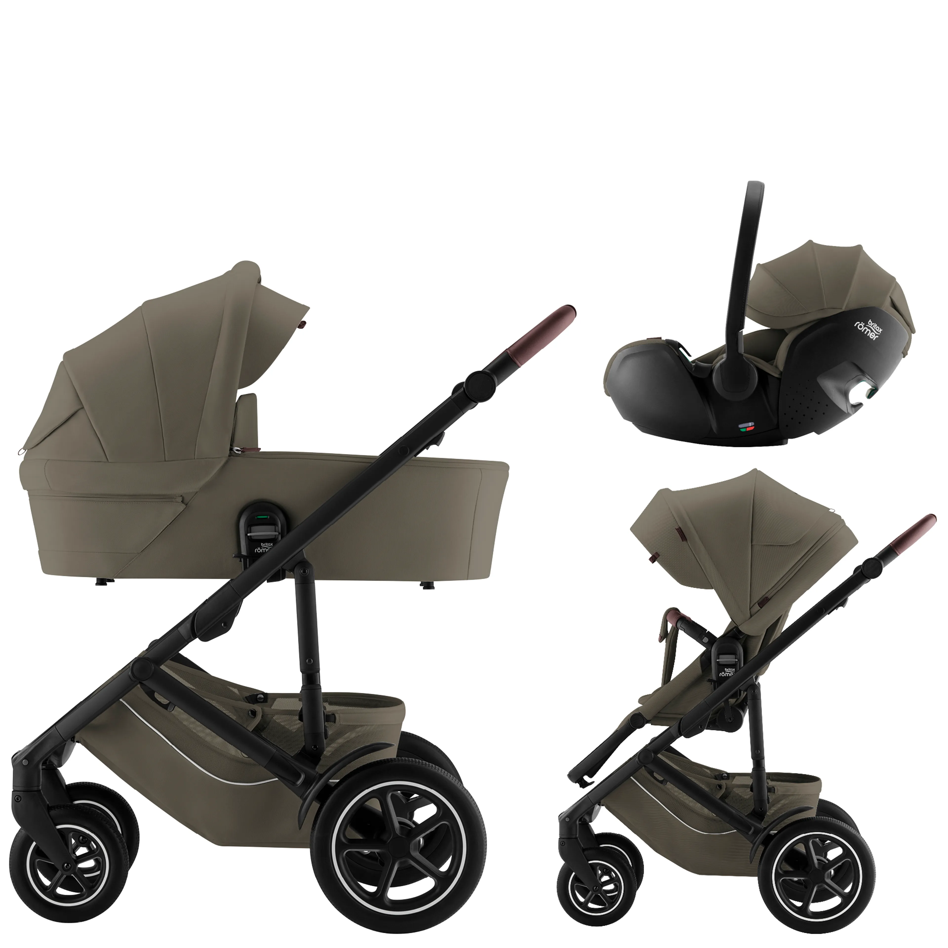 Kombi-Kinderwagen-Set Smile 5Z Urban Olive