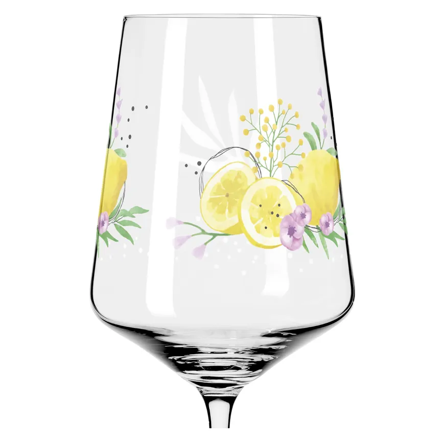 Limoncelloglas "Sommertau" detail