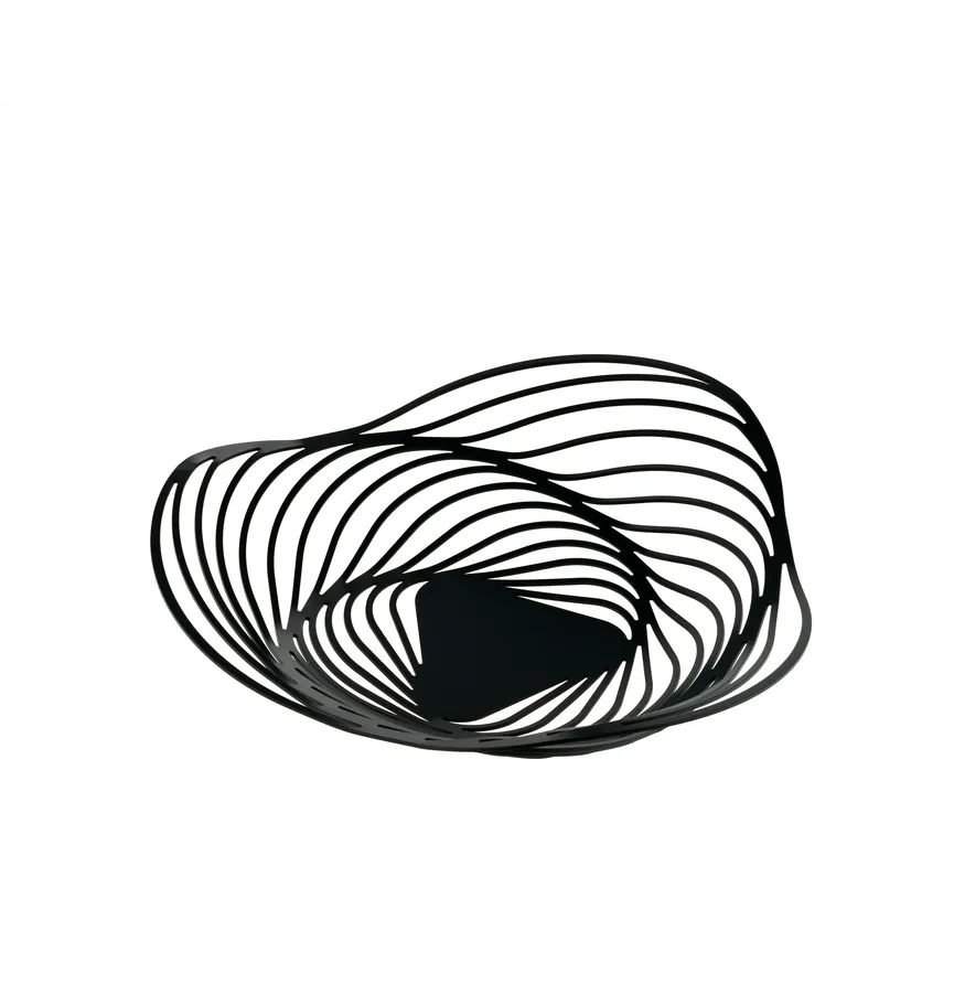 Obstschale "Trinity" M schwarz detail