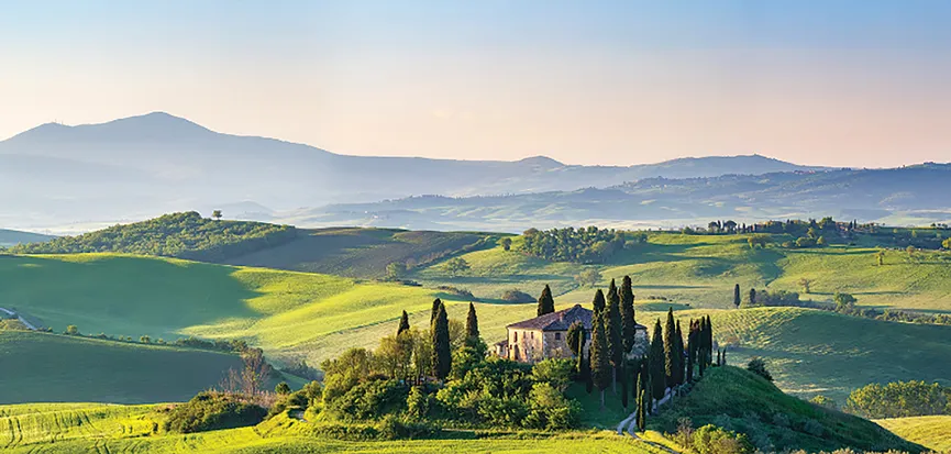 Landschaft ToskanaTuscany Spir hauptaufnahme