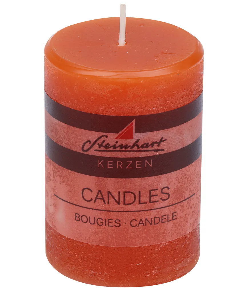Stumpenkerze "Raureif" material_farbe