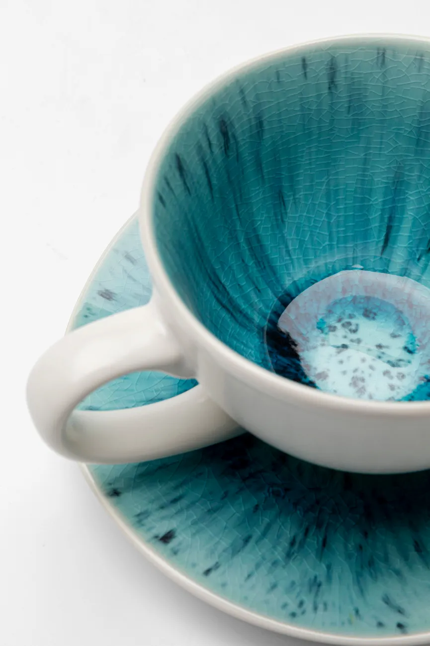 Kaffeetassen-Set "Azur" detail