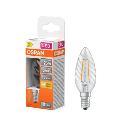 LED-Kerze gedreht