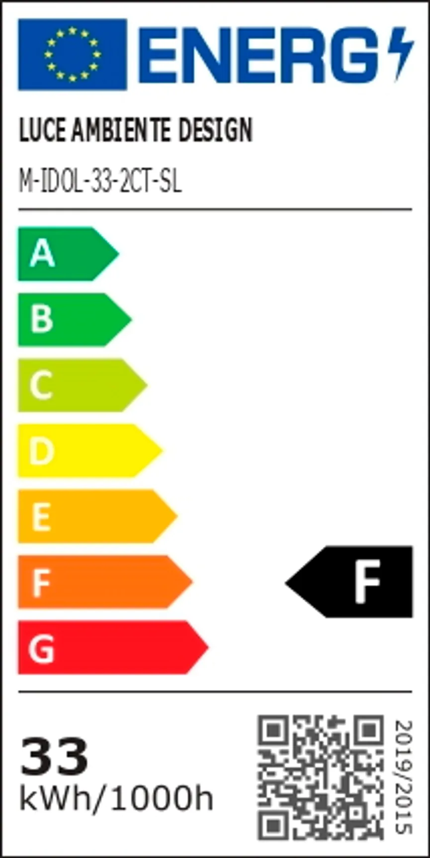 LED-Wandleuchte "Idol" energielabel