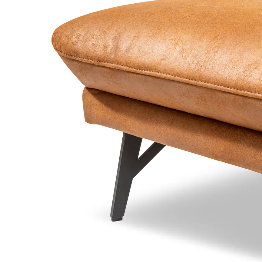Polstergarnitur mit Longchair detail