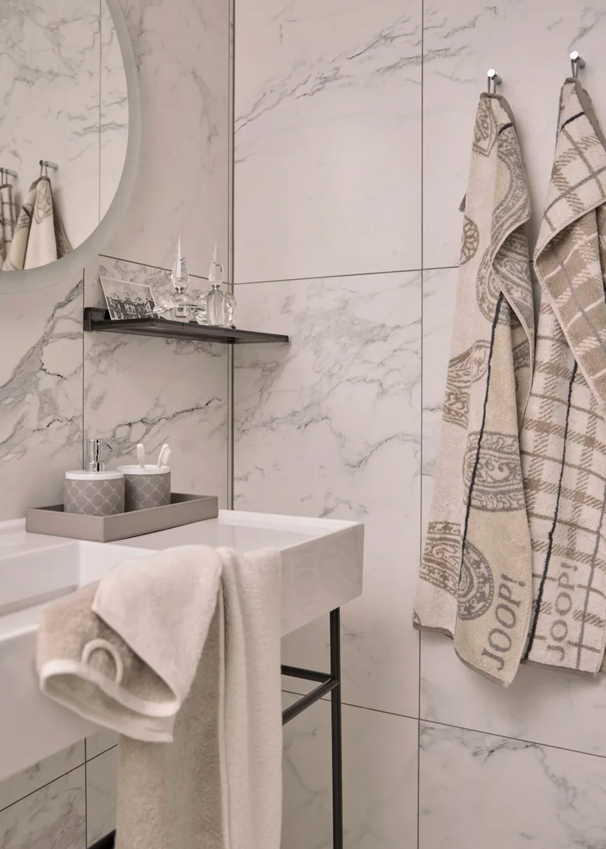 Duschtuch Contour Checked milieu