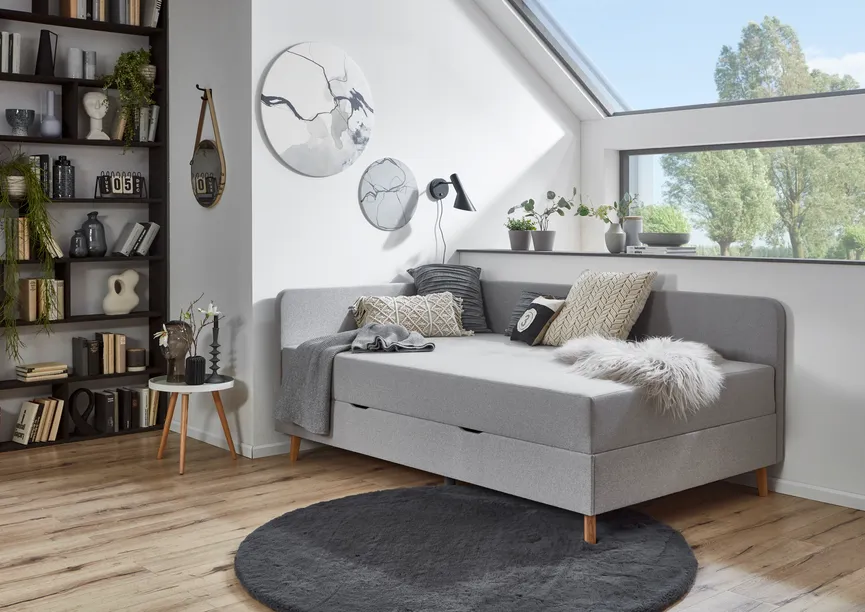 Polsterliege LF 90x200 cm milieu