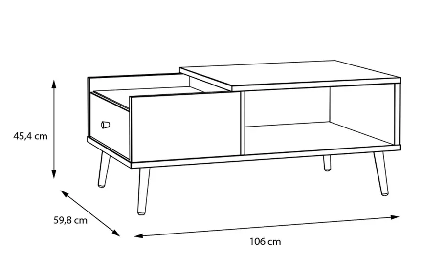 Couchtisch detail