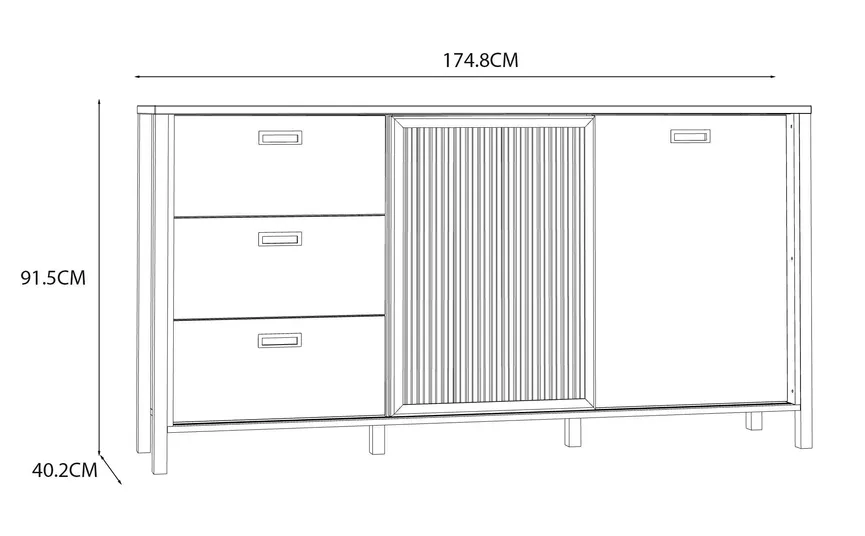 Sideboard detail