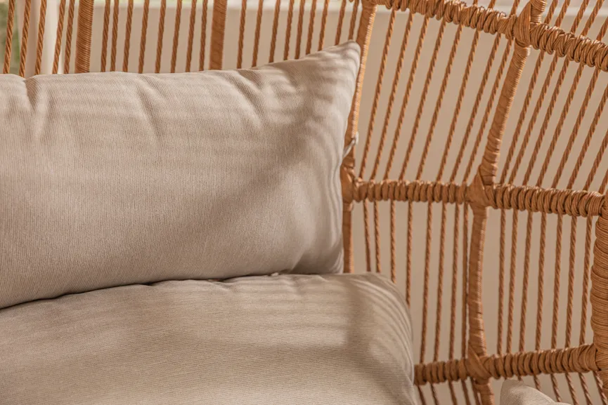 Hängesitz Creme detail