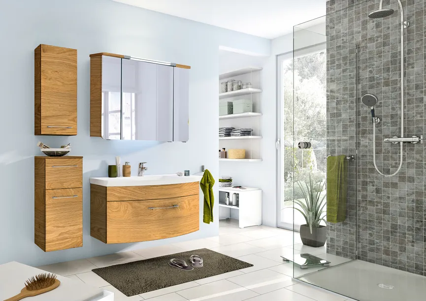 *Spiegelschrank m. Beleuchtung milieu