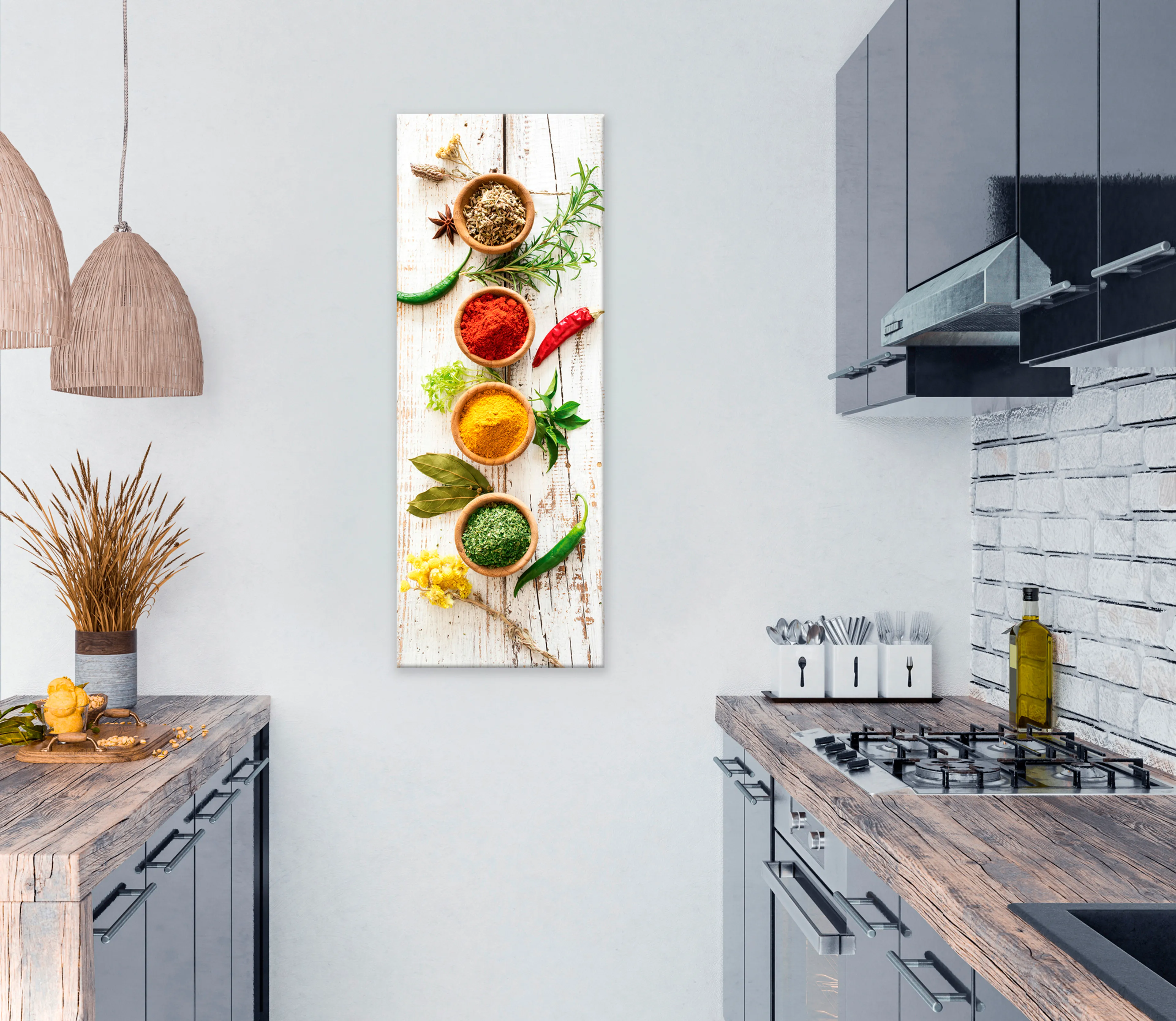 Wandbild 30 x 80 cm Herbs and Spices III
