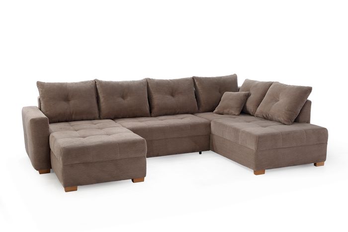 Wohnlandschaft Grau Abby