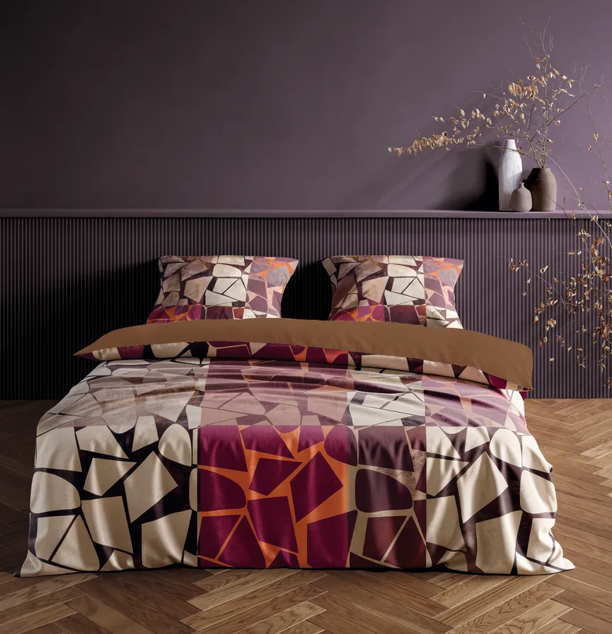 Satin-Bettw. Bed Art S 135x200 milieu