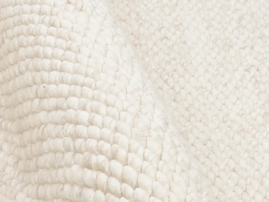 Handwebteppich wendbar detail